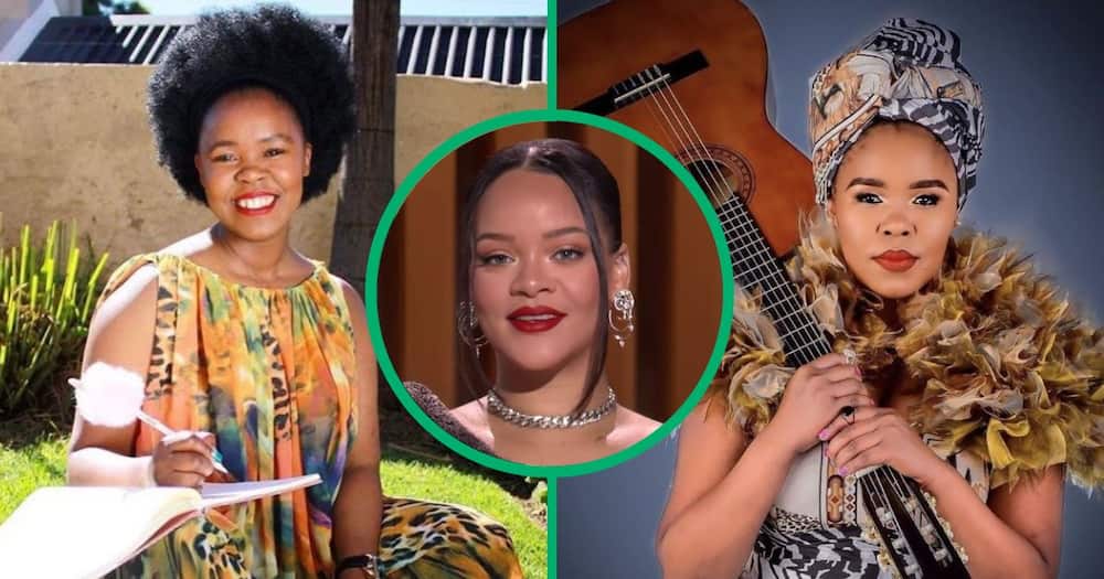 South African singer Zahara has been told that her vocals sound alike to Rihanna's.