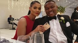 Former Bafana Bafana star Kagisho Dikgacoi slams rumours that he and Carina McKechnie are divorcing