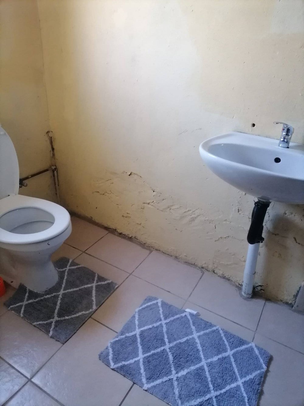 KZN woman shows off the bathroom of her new place.