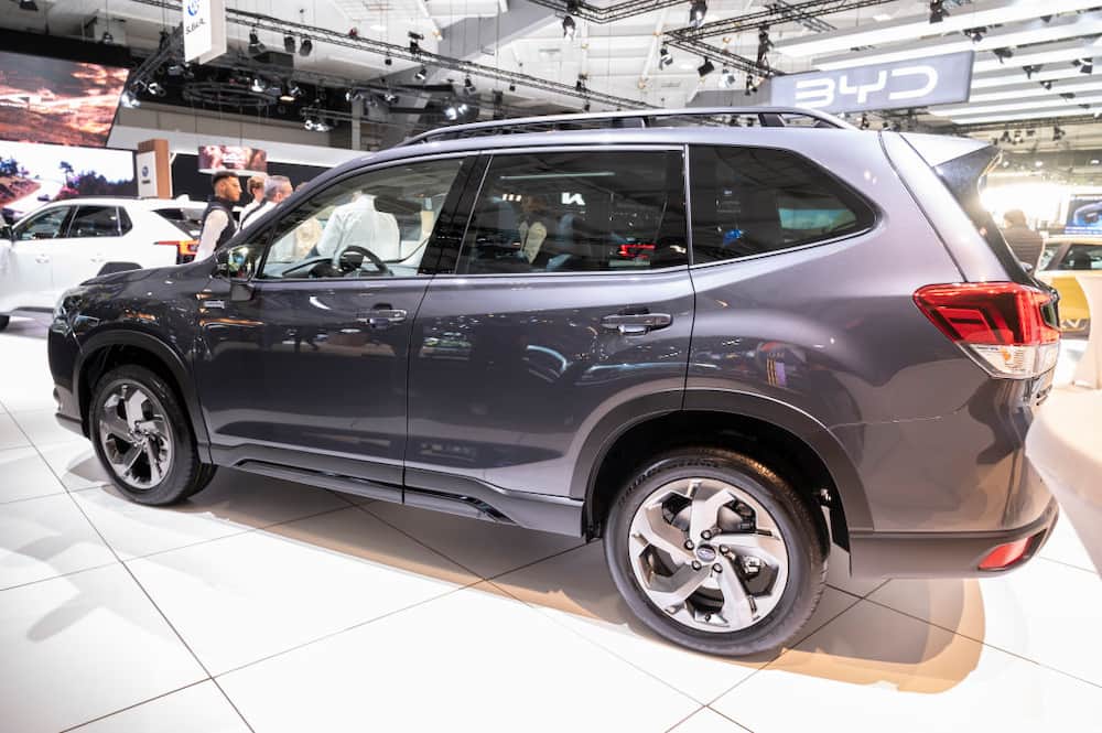 Subaru Forester SUV car at Brussels Expo