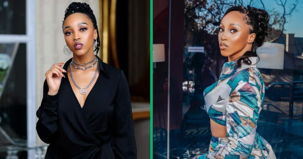 Sbahle Mpisane opened up about why she had a breast implant done