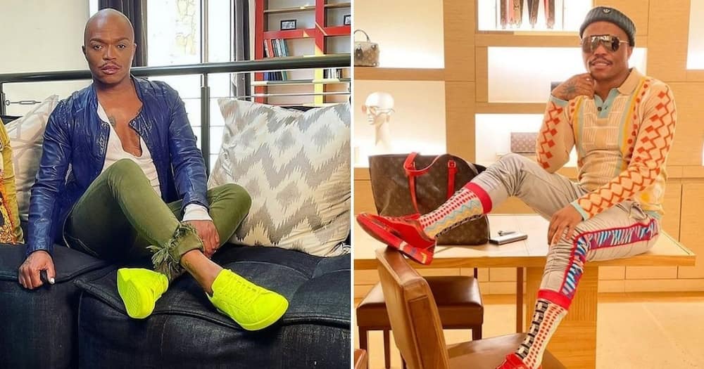 Somizi Mhlongo, kids' sneaker, Bathu, parents