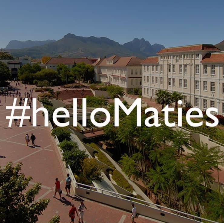 University of Stellenbosch online application 2024/2025 dates and