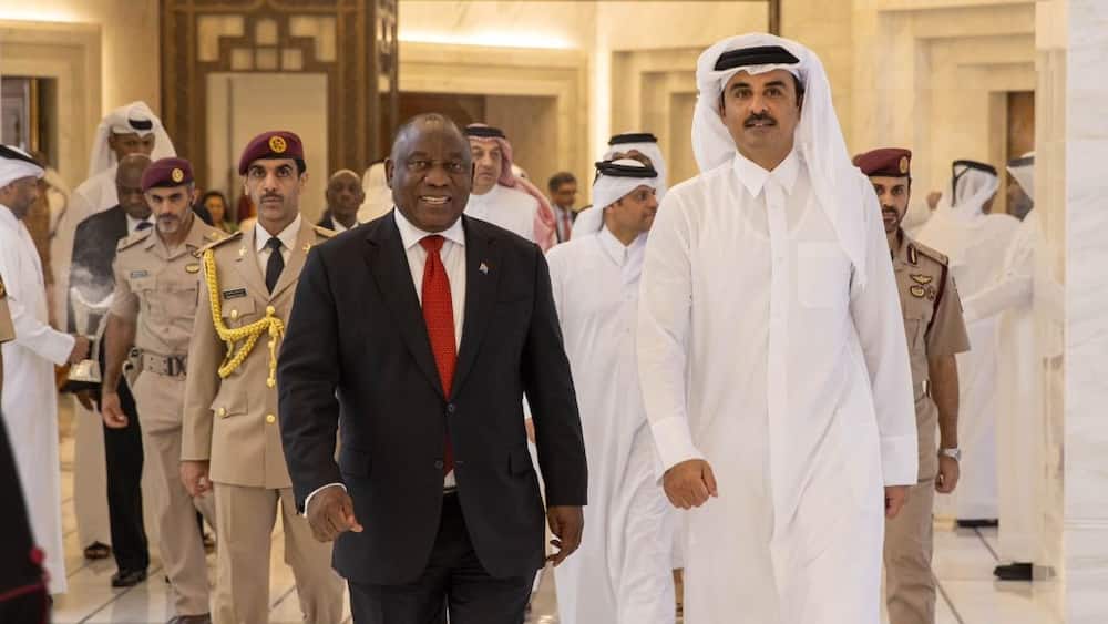 Cyril Ramaphosa called for the ICC to investigate Israel during his visit to Qatar