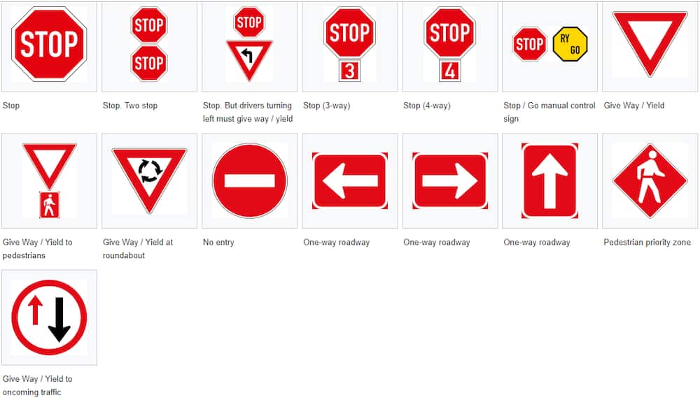 Road signs in South Africa and their meanings - Briefly.co.za