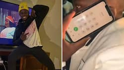 Young man calls the cops while partying up a storm at groove, Mzansi says his phone must confiscated