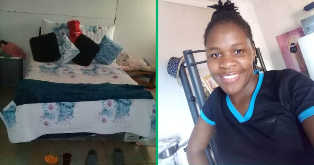 Lady who posted images of her one-roomed abode on social media