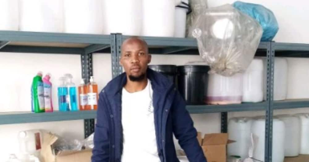 A businessman shares inspirational story, Makwande Gcora, Makwande chemicals, business man was unemployed for three years