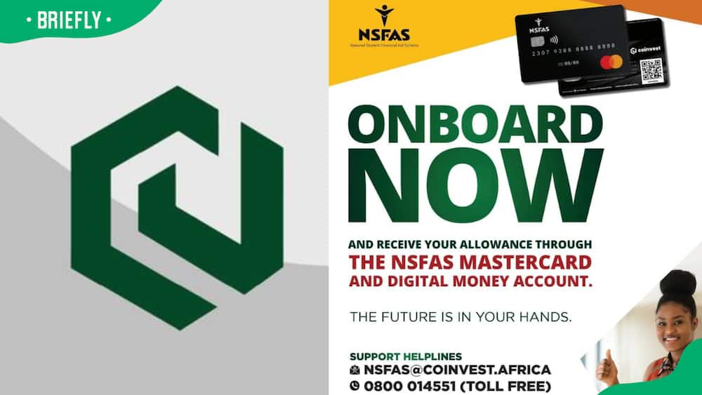 Coinvest NSFAS onboarding poster