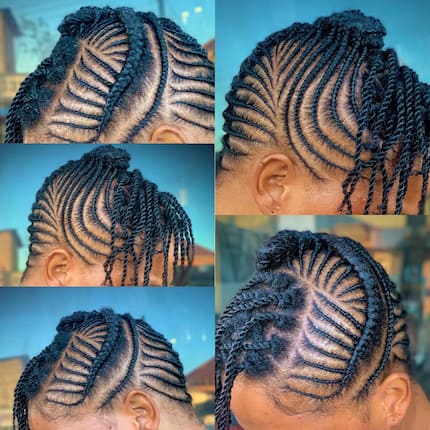 SA's best straight-up hairstyles 2022 | Top 40 trending African cornrow ...