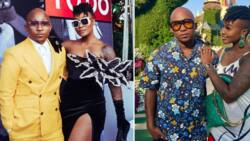 DJ Lamiez Holworthy and Khuli Chana share 22 snaps living it up in Italy after 1st pregnancy reveal, SA peeps say they are couple goals