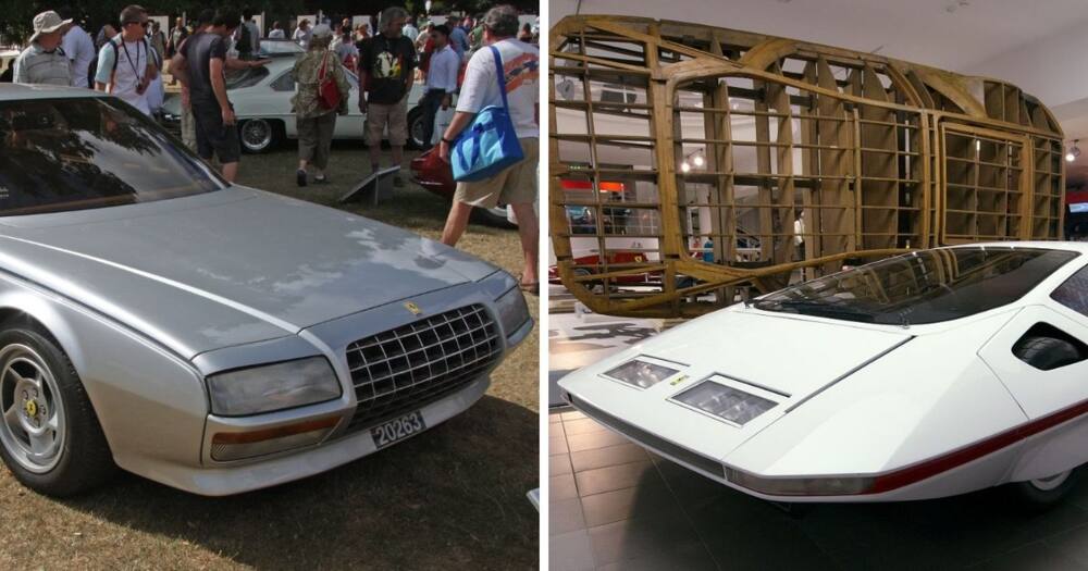 7 of the Craziest Concept Cars Ferrari Has Ever Produced Including the Mythos and 408 4RM