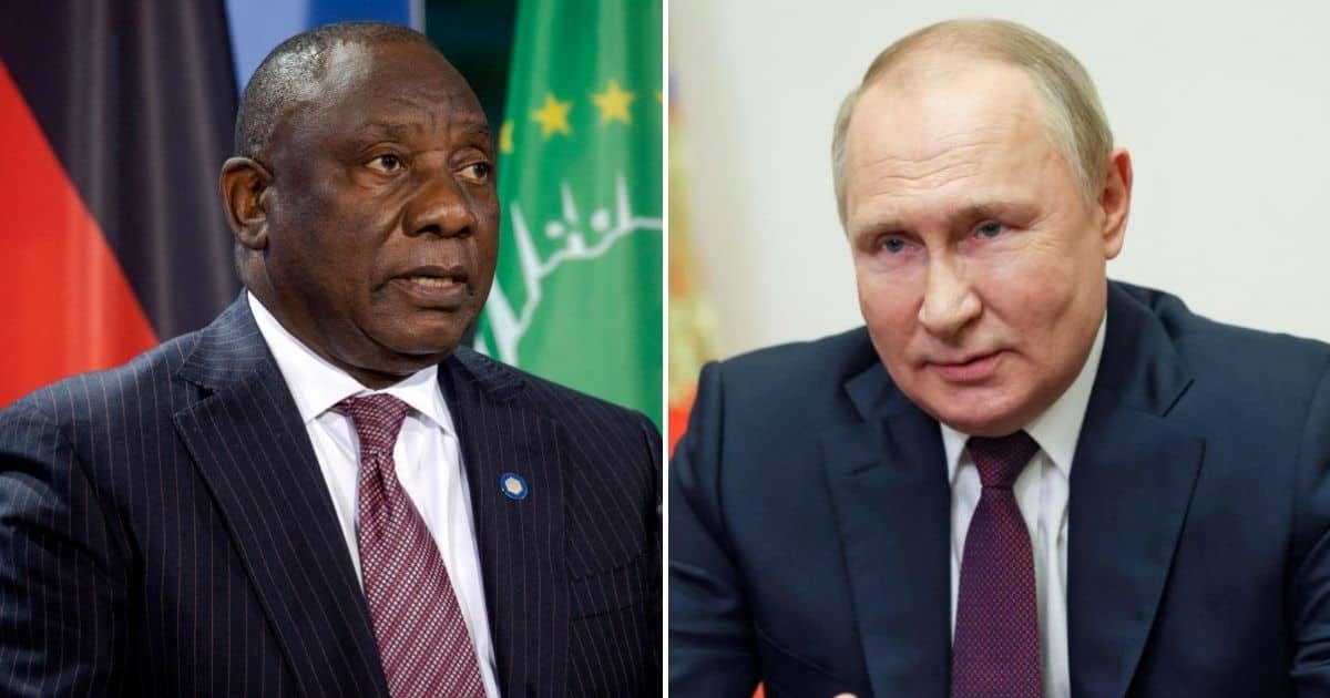 Cyril Ramaphosa Discusses Food Security With Russian President Vladimir ...