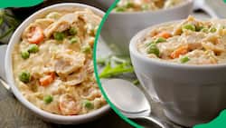 Rich and creamy chicken à la king recipe for South Africa (traditional)