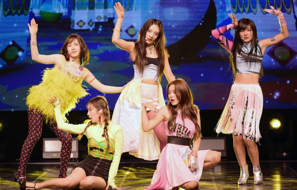 Red Velvet performing on stage