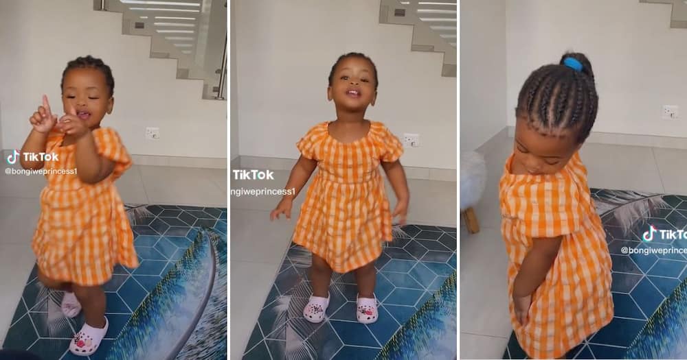 Baby girl does Bhebha dance challenge and trends on TikTok, after wowing the peeps