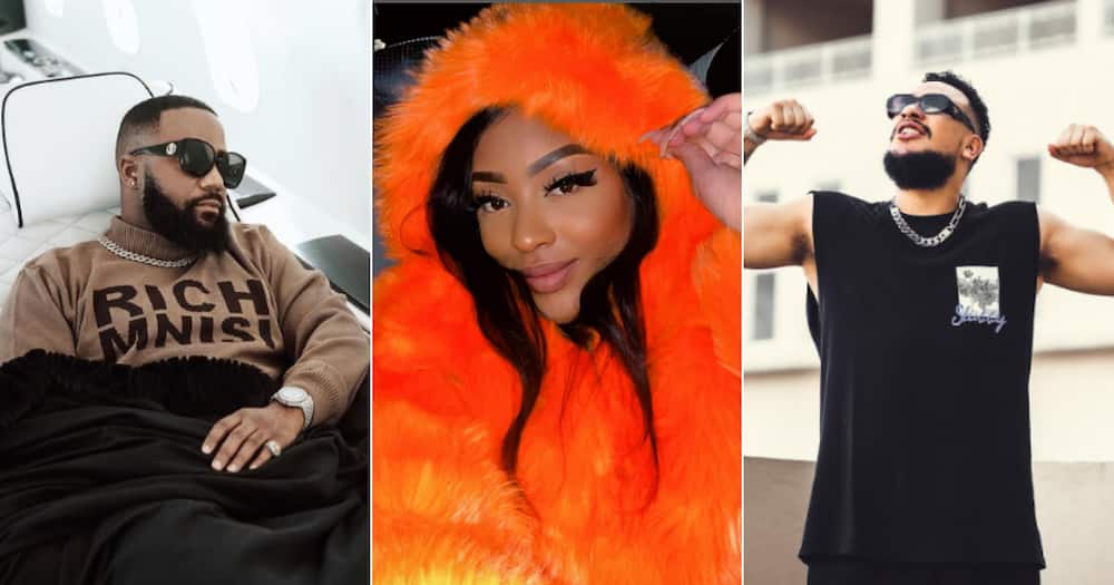 Nadia Nakai's: Working With Cassper Nyovest But Finding Love With AKA, SA Wonders Whose Side She's On
