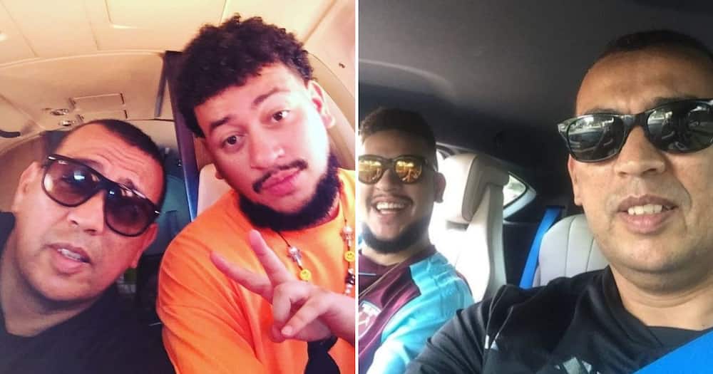 AKA and his dad Tony Forbes flooded Instagram with pictures and videos showing their cute relationship.