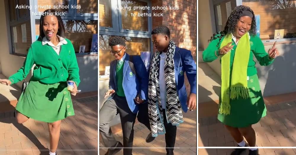 Private school kids show off their Betha kicks in funny dance video