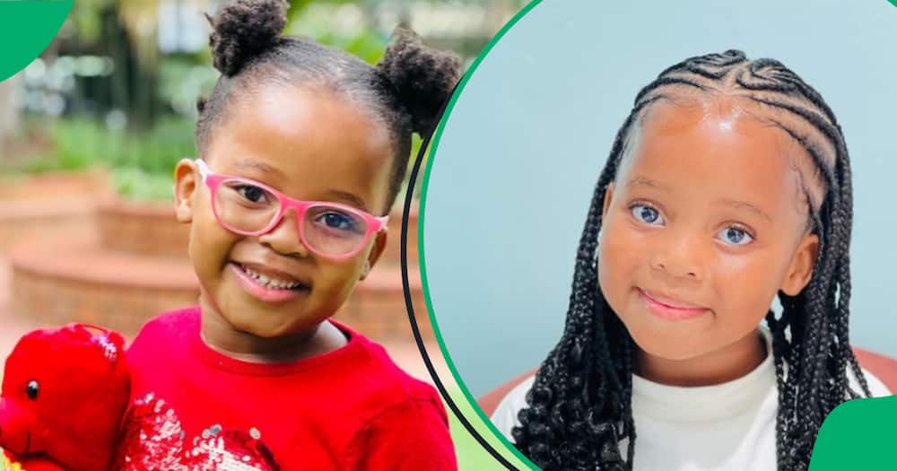Ntando Duma's daughter Sbahle Mzizi turned 7