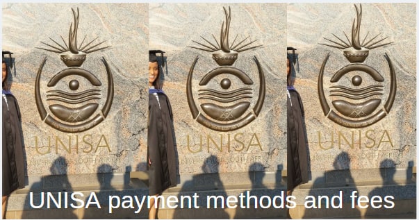 UNISA payment methods and fees