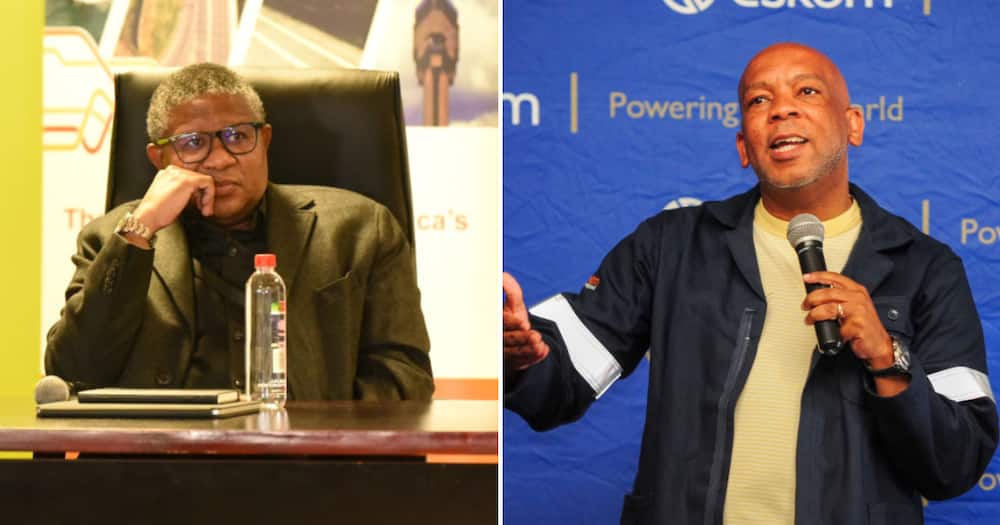 Fikile Mbalula and Kgosientsho Ramokgopa have different timelines of when loadshedding will end