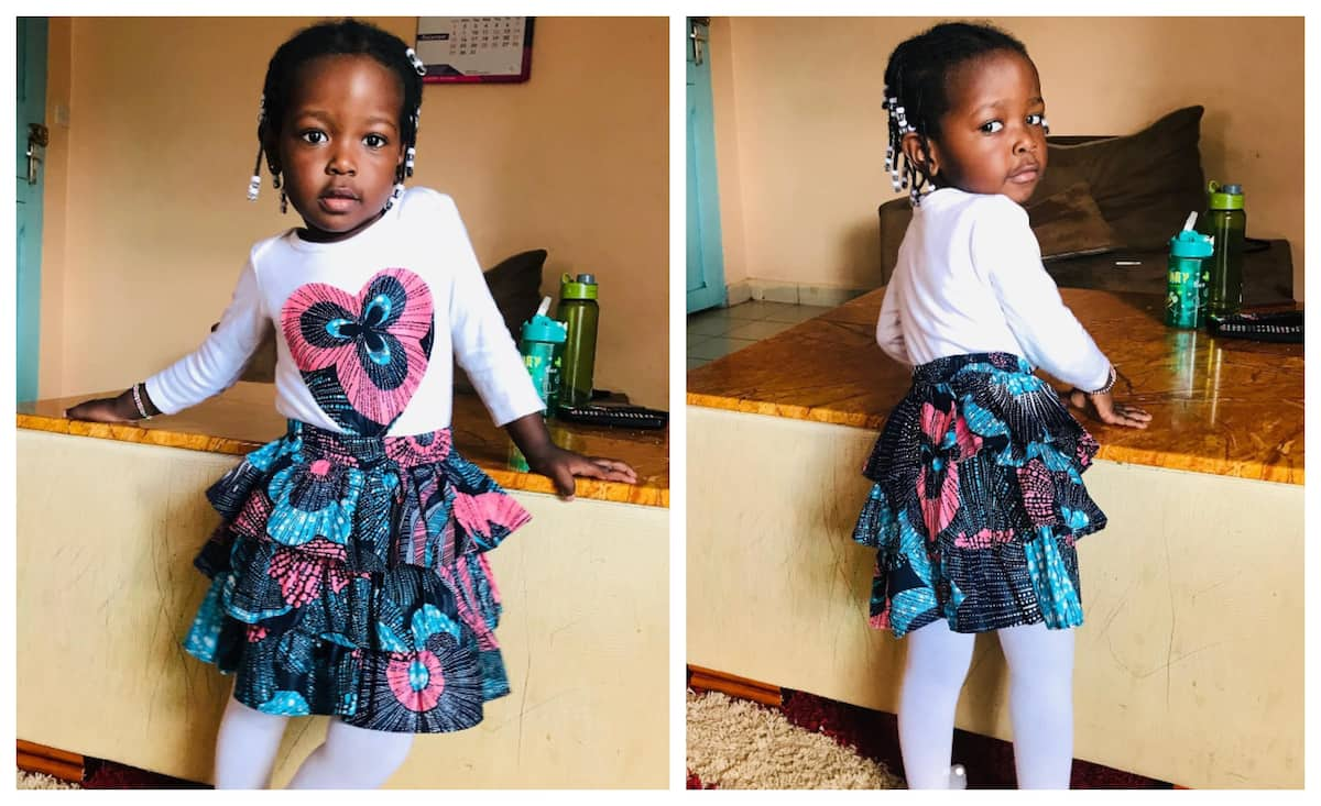 Ankara dress clearance for baby girl