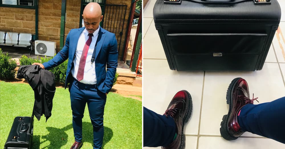 South Africans asked a proud attorney where he got his stylish shoes.