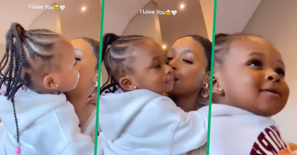 Mom and daughter sharing special moment, TikTok video, Mzansi