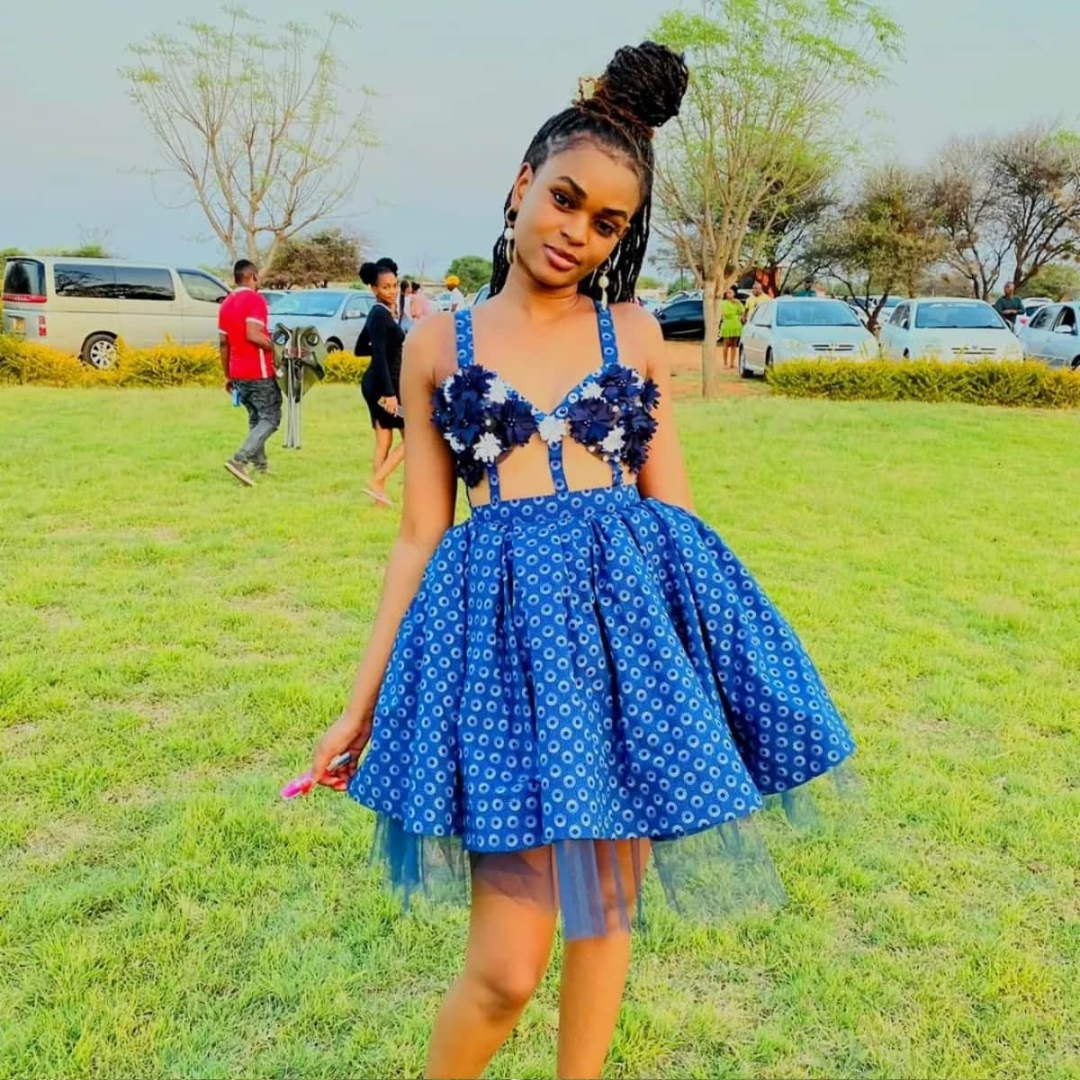 Latest and Simple Ankara with Short-Flared Styles. | African traditional  wedding dress, African traditional dresses, South african traditional  dresses