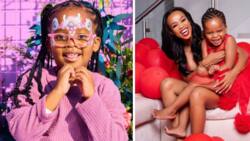 Ntando Duma posts pictures of Sbahle Mzizi's 'party of her dreams' as she turns 6