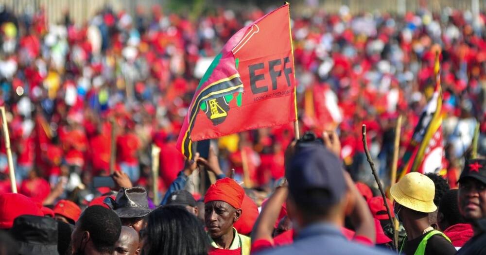 EFF, rally, votes, 1 out of 502, party funding