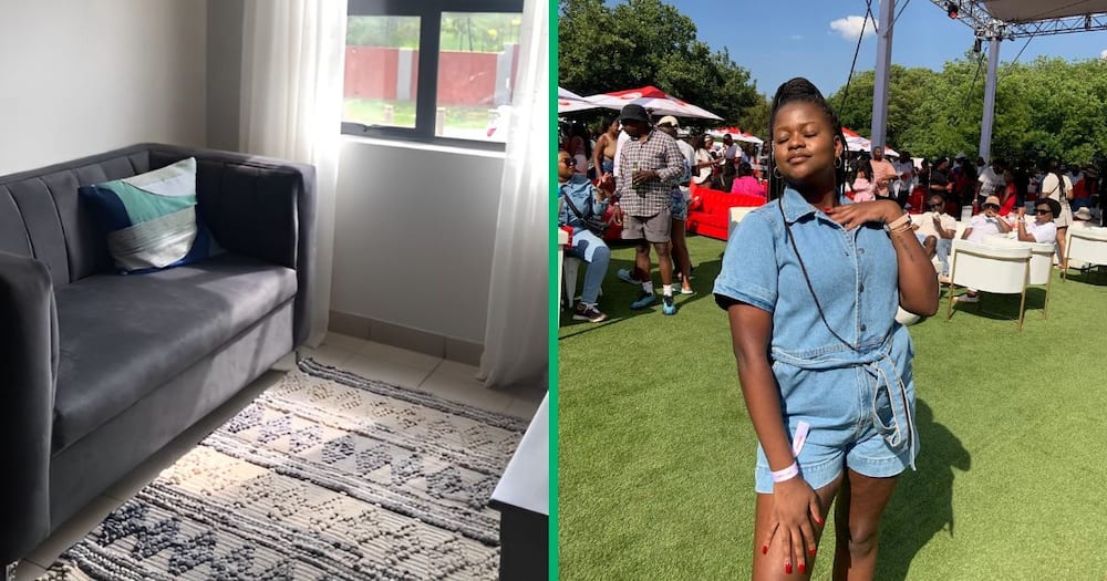 A woman flaunted a luxurious R2 000 apartment she found in Johannesburg North on TikTok.