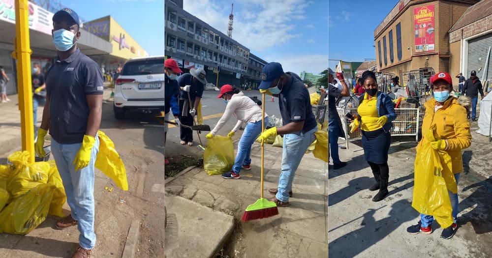 Community, unites, clean up, unrest