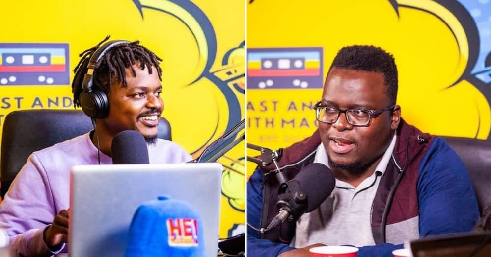 MacG and his 'Podcast and Chill' co host, Sol Phenduka