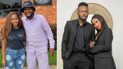 Kwesta shares a lovey-dovey snap with his wife Yolanda Vilakazi in celebration of their 12th anniversary, Mzansi reacts: "Love is a beautiful thing"