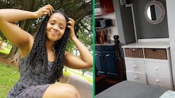 Single mom shows off stunning 2-room house, prays for bigger home: Mzansi shower her with love