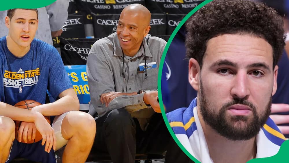 Klay and his father Mychal