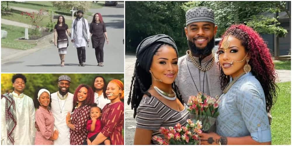 Man who married two beautiful wives lament that people accuse him of brainwashing the ladies
