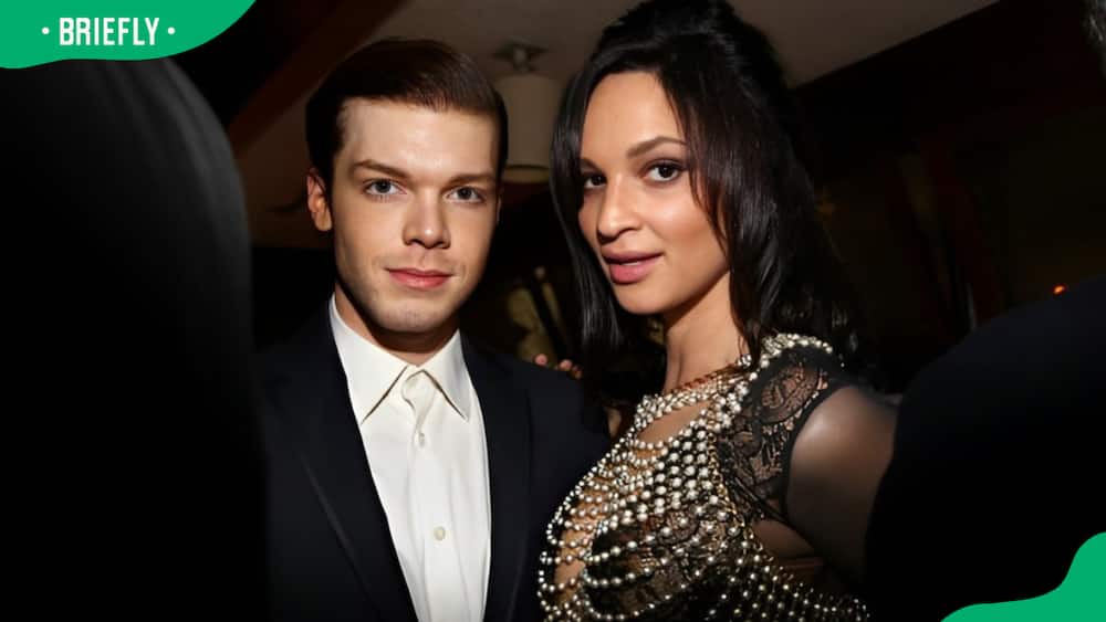 Cameron Monaghan and Ruby Modine at an event