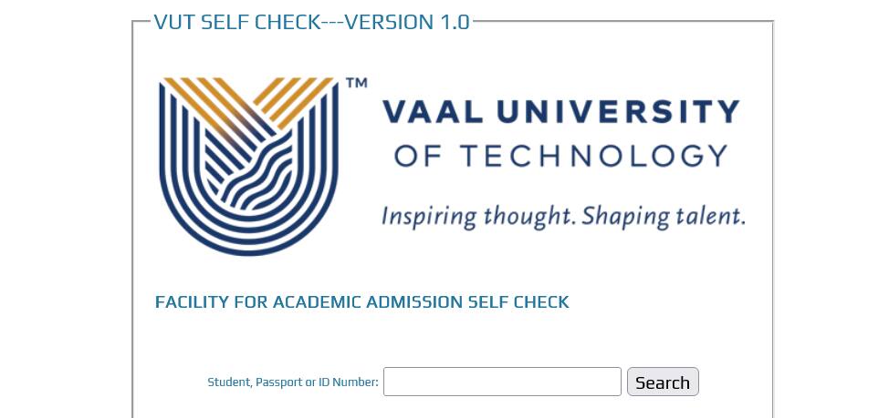 VAAL online application
