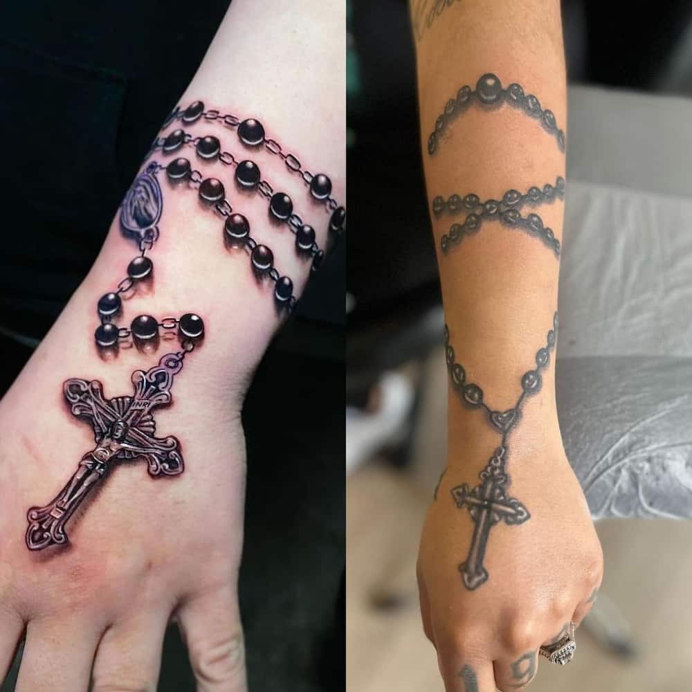 Godly sleeve tattoo