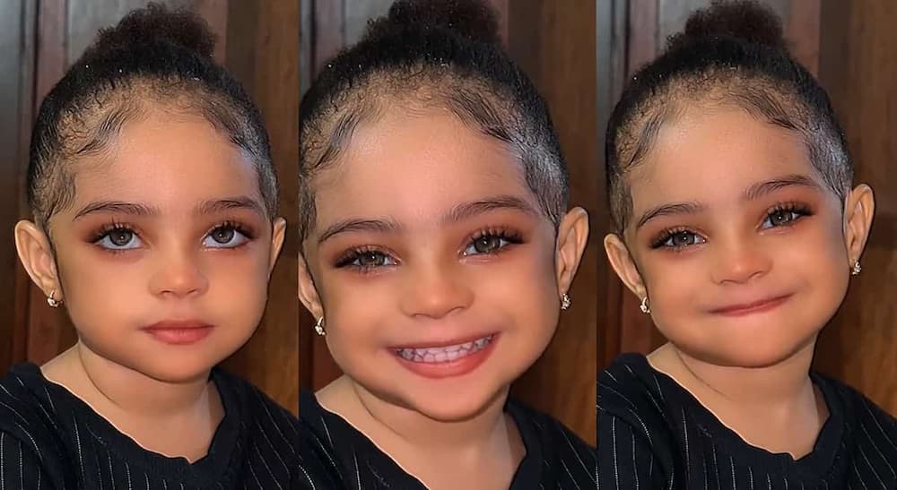 Photos of a little girl blessed with spectacular beauty