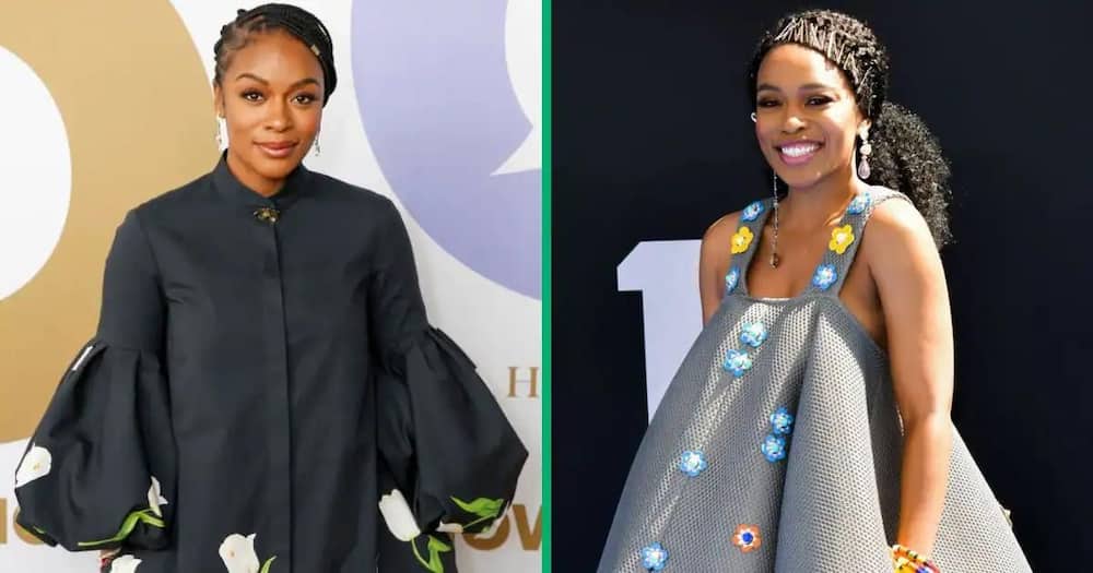 Nomzamo Mbatha speaks on the cow dung.