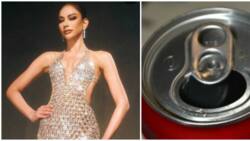 Miss Universe: Miss Thailand's dazzling cold drink can tab dress turns heads
