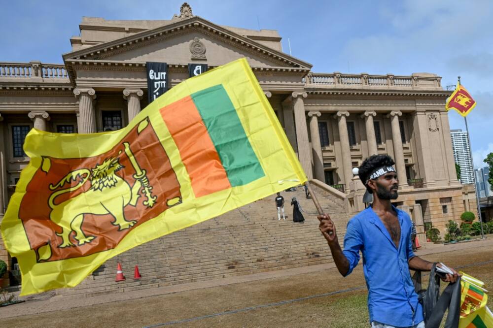 Sri Lanka's acting president has extended the country's state of emergency ahead of a parliamentary vote to pick a new leader
