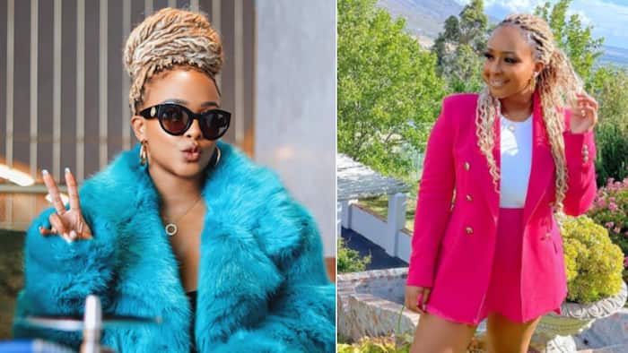 Boity jets off to Zimbabwe for dream birthday getaway, her & hubby take private helicopter over magnificent Vic Fall