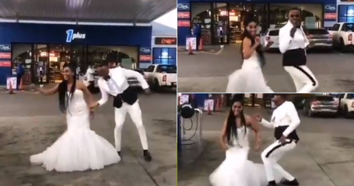 Wedding Couple Does Epic Dance at Petrol Station, Video Goes Viral