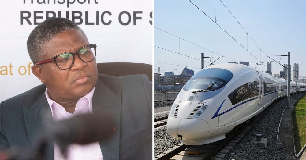 Minister of Transport, Fikile Mbalula, high speed trains for SA, Johannesburg