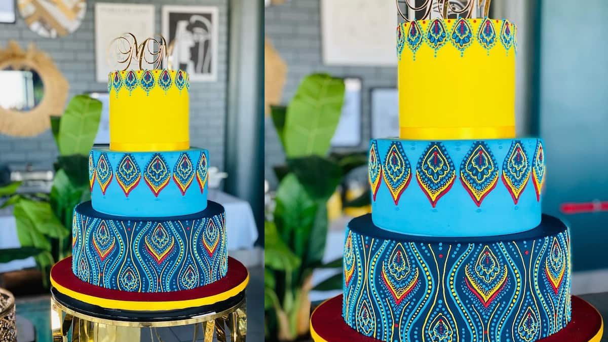 Clipkulture | African Themed Wedding Cake